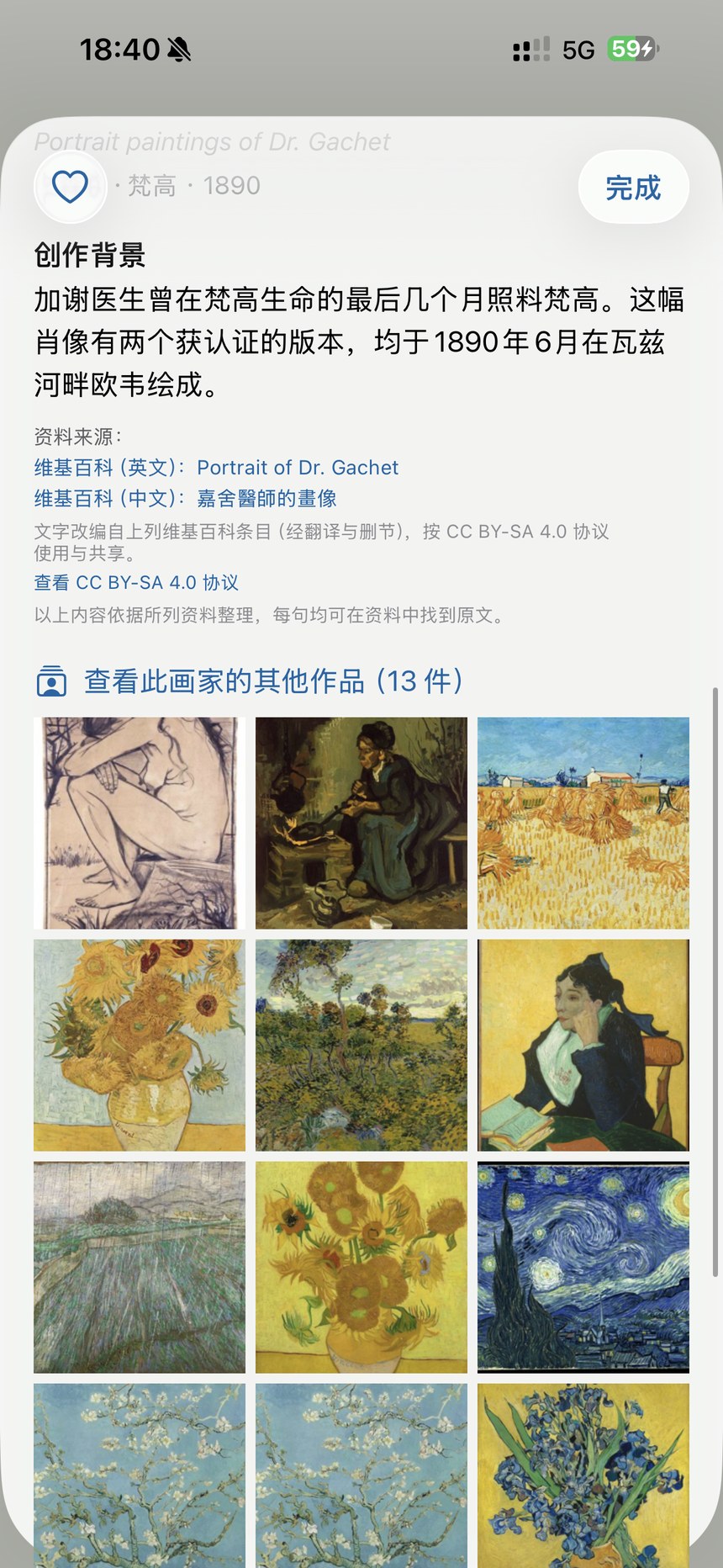 Artwork details & Squint · Figure 20 — Chinese App interface